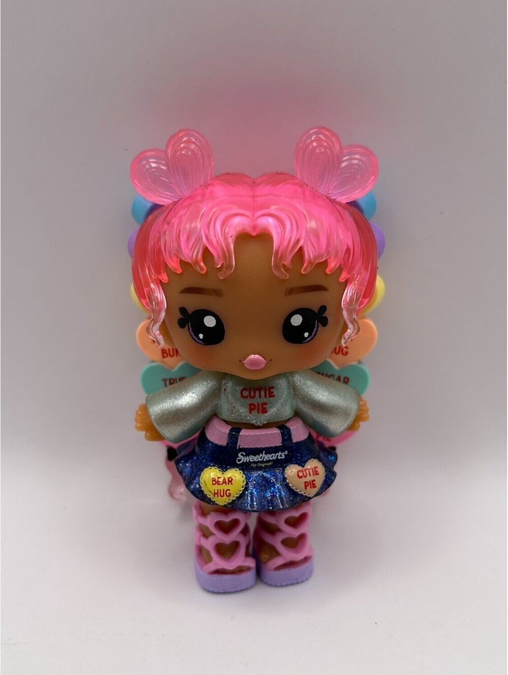Sweethearts Candy Mini Collectible Doll Cutie Pie Pink Blue purple